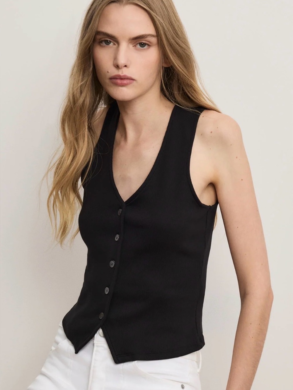 Veronica Beard Hoorne top black XS,S